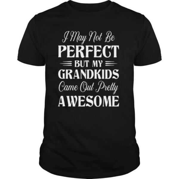 TshirtStation I May Not Be Perfect But My Grandkids Came Out Pretty Awesome Shirt