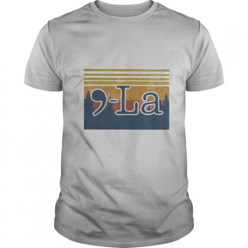 TshirtStation La Mountain Vintage Retro Shirt X