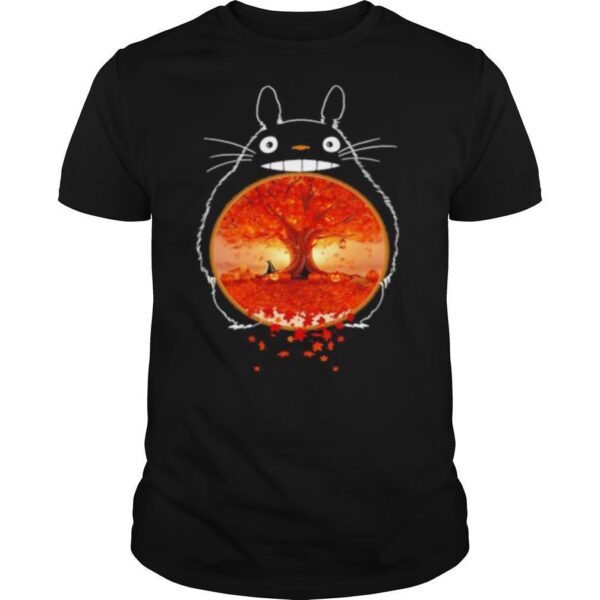 TshirtStation Happy Halloween Ghibli Leaves Maple Tree Shirt