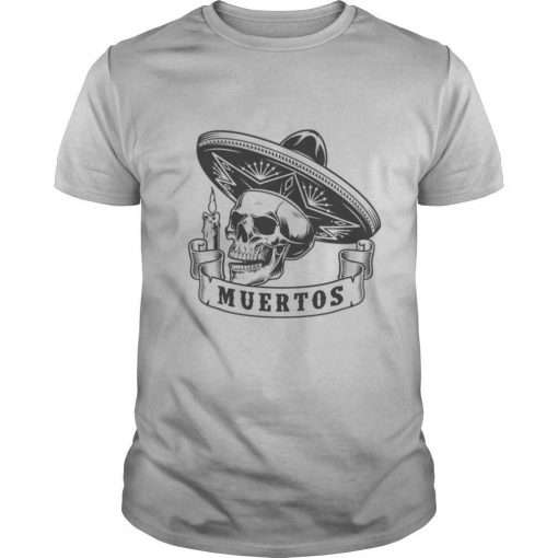 TshirtStation Dia De Los Muertos Skull Vintage Shirt X