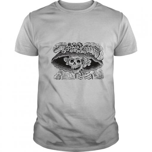 TshirtStation Muertos Day Of The Dead Vintage Skeletons Shirt X