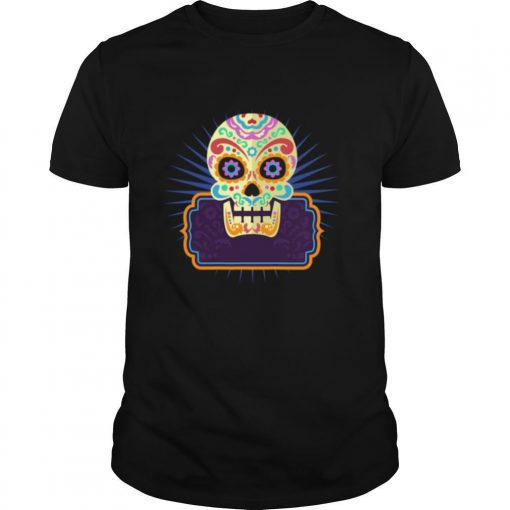 TshirtStation Sugar Skull Day Dead Dia De Los Muertos Vintage Shirt X