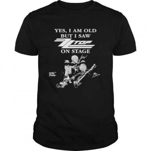 TshirtStation Yes I Am Old But I Saw Top Band On Stage Signatures Shirt X