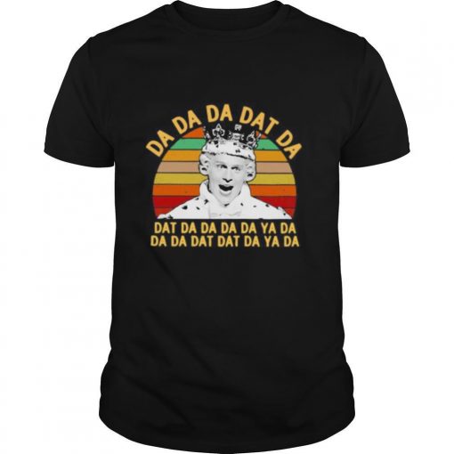TshirtStation Jonathan Groff King George Hamilton Da Dat Da Vintage Retro Shirt X