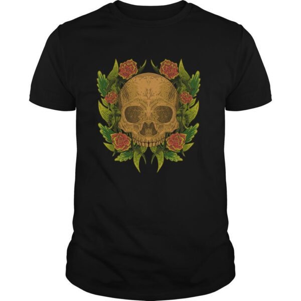 TshirtStation Sugar Skull Flower Dia De Muertos Day Of The Dead Shirt