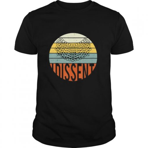 TshirtStation I Dissent Quote Vintage Rbg Shirt X