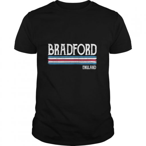TshirtStation Bradford British Flag Colors England Shirt X
