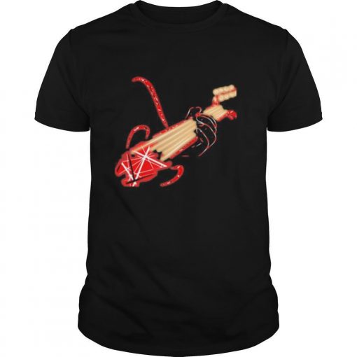 TshirtStation Van Halen Frankenstein Guitar Vintage Shirt X