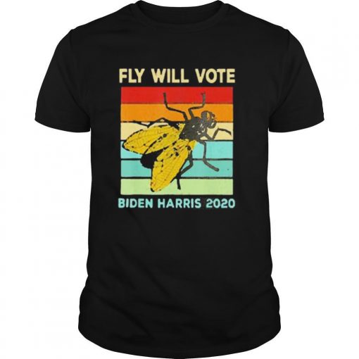 TshirtStation Fly Will Vote Biden Quote Vp Debate Vintage Shirt X