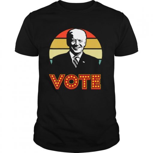 TshirtStation Joe Biden Vote Funny Vintage Retro Style Political Shirt X