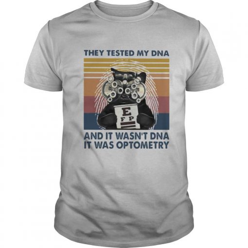 TshirtStation They Tested My Dna And It Wasne T Dna It Was Optometry Black Cat Vintage Shirt X