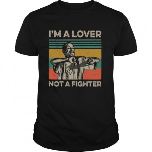TshirtStation Im A Lover Not A Fighter Vintage Shirt X