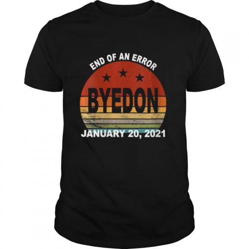 TshirtStation End Of An Error January Byedon Retro Vintage Shirt X