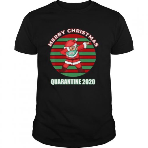 Merry Christmas Quarantine 2020 Dabbing Santa Ugly Vintage Shirt0 510x510 1