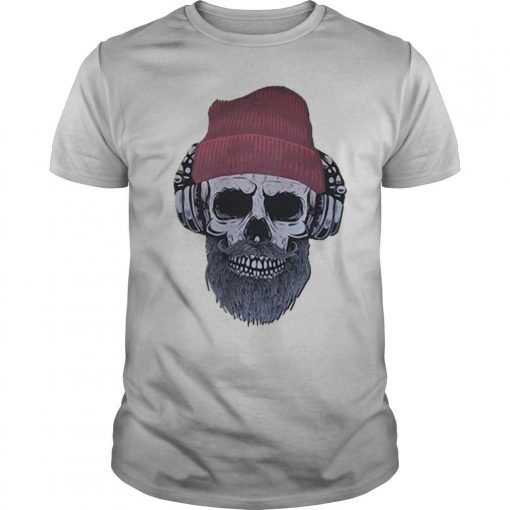 Skull Listening Music Shirt0 510x510 1