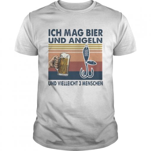 Ich Mag Bier Und Angeln Und Vielleicht 3 Menschen Beer Fishing Vintage Retro Unisex 510x510 1
