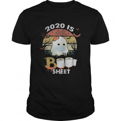 Halloween Ghost Mask 2020 Is Boo Sheet Toilet Paper Vintage Retro Unisex 510x510 1