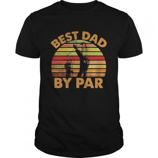 Golf Best Dad By Par Vintage Retro Night Unisex 510x510 1