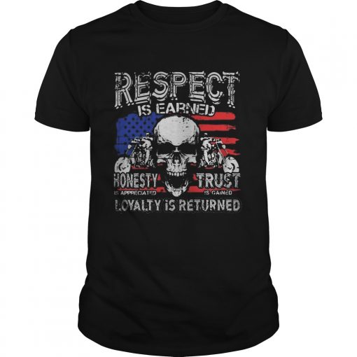 Skull Motor Respect Is Earned Honesty Is Appreciated Trust Is Gained Loyalty Is Returned Unisex 510x510 1