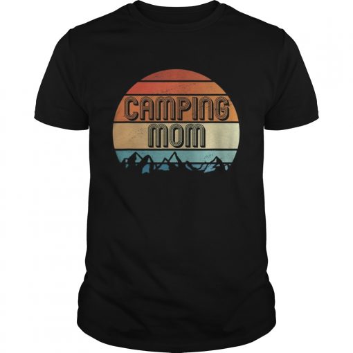 Camping Mom Retro Vintage Sunset Matching Family Couple Unisex 510x510 1