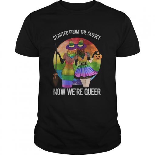 Lgbt Rainbow Witch Started From The Closet Now Were Queer Vintage Retro Unisex 510x510 1