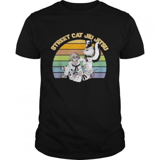 Raccoon Street Cat Jiu Jitsu Vintage Unisex 510x510 1