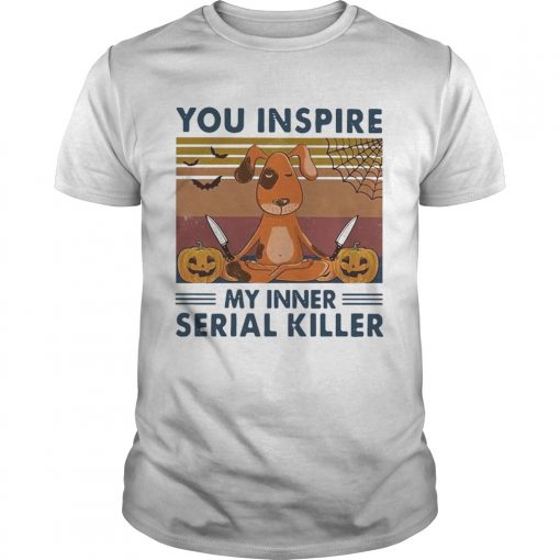You Inspire My Inner Serial Killer Dog Pumpkin Halloween Vintage Unisex 510x510 1