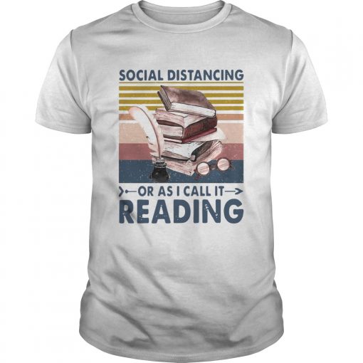 Social Distancing Or As I Call It Reading Vintage Retro Unisex 510x510 1