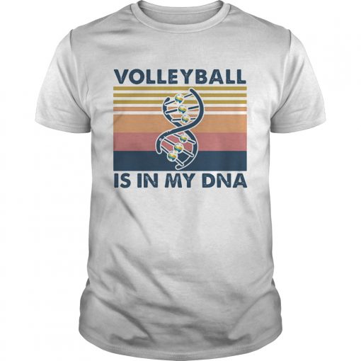 Volleyball Is In My Dna Vintage Retro Unisex 510x510 1