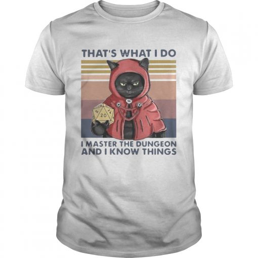 Thats What I Do I Master The Dungeon And I Know Things Vintage Unisex 510x510 1