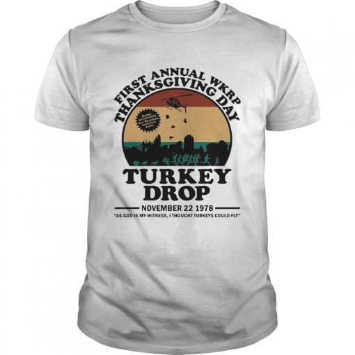 First Annual Wkrp Thanksgiving Day Turkey Drop November 22 1978 Vintage Unisex 510x510 1