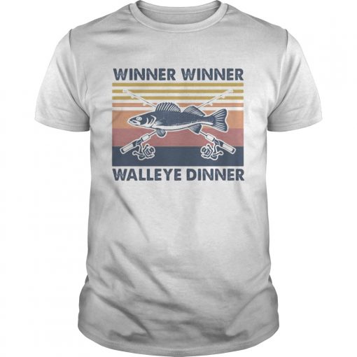 Fishing Winner Winner Walleye Dinner Vintage Retro Unisex 510x510 1