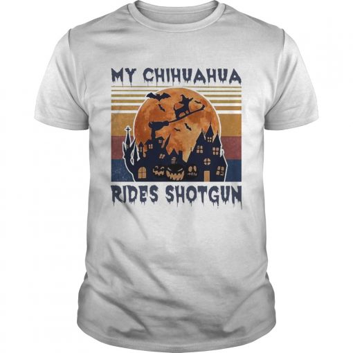 My Chihuahua Rides Shotgun Halloween Vintage Unisex 510x510 1