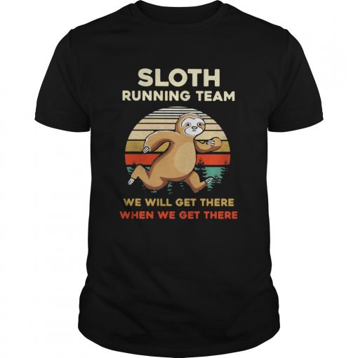 Sloth Running Team We Will Get There When We Get There Vintage Retro Unisex 510x510 1