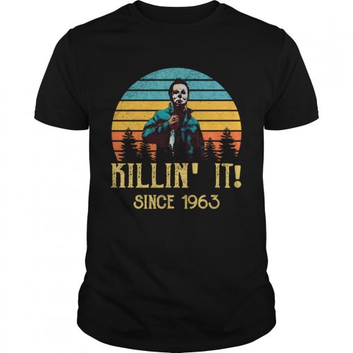 Michael Myers Killin It Since 1963 Halloween Vintage Unisex 510x510 1