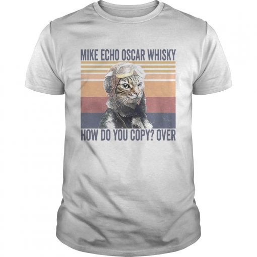 Pilot Cat Mike Echo Oscar Whisky How Do You Copy Over Vintage Unisex 510x510 1
