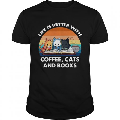 Life Better With Coffee Cats Vintage Unisex 510x510 1