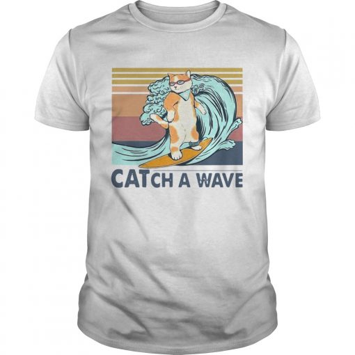 Cat Surfing Catch A Wave Vintage Unisex 510x510 1