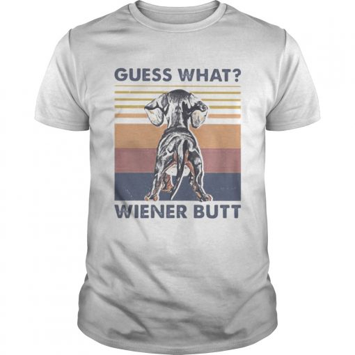 Dachshund Guess What Weiner Butt Vintage Retro Unisex 510x510 1