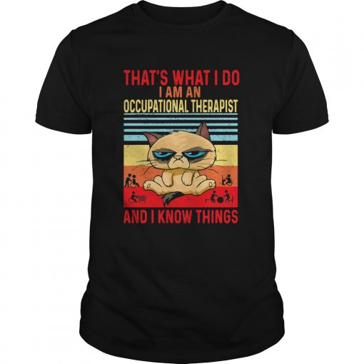 Thats What I Do I Am An Occupational Therapist And I Know Things Vintage Retro Unisex 510x510 1