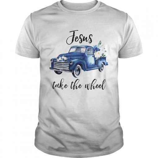 Jesus Take The Wheel Car Vintage Flowers Unisex 510x510 1