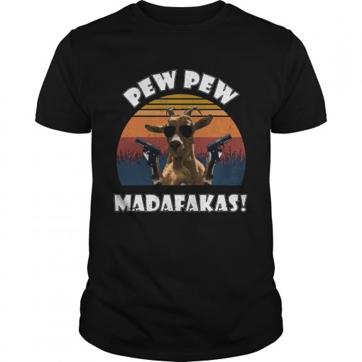 Goat Pew Pew Madafakas Vintage Retro Unisex 510x510 1