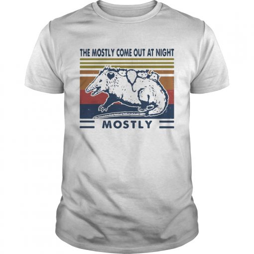 Mouse The Mostly Come Out At Night Mostly Vintage Retro Unisex 510x510 1