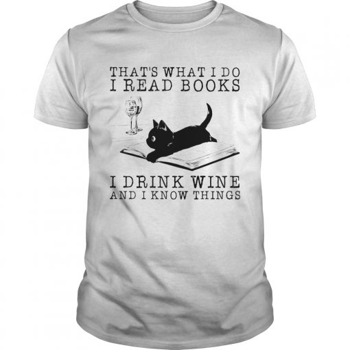 Cat Thats What I Do I Read Books I Drink Wine And I Know Things Vintage Retro Unisex 510x510 1