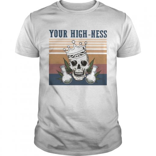 Skull Crown Weed Your Highness Vintage Retro Unisex 510x510 1