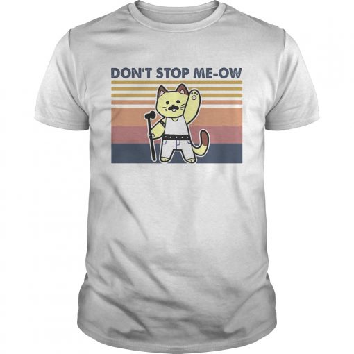 Freddie Mercury Cat Dont Stop Meow Vintage Retro Unisex 510x510 1