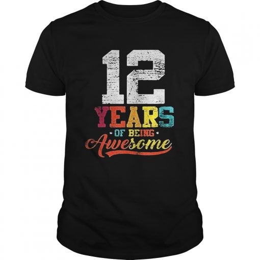12 Years Of Being Awesome Vintage Unisex 510x510 1