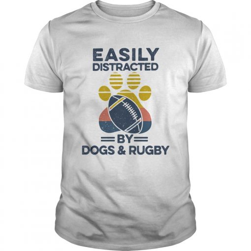 Easily Distracted By Dogs And Rugby Footprint Vintage Retro Unisex 510x510 1