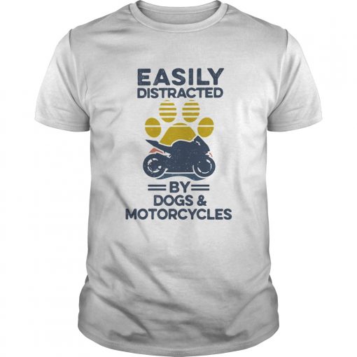 Easily Distracted By Dogs And Motorcycles Footprint Vintage Retro Unisex 510x510 1