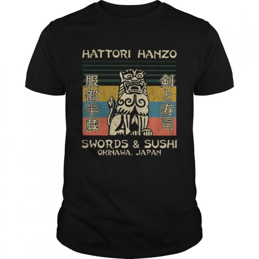 Hattori Hanzo Swords And Sushi Okinawa Japan Vintage Retro Unisex 510x510 1